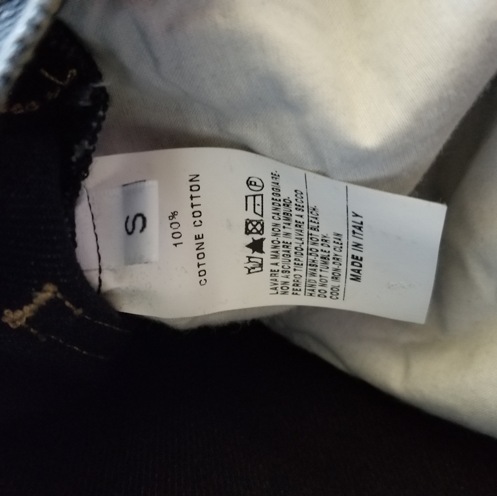 Golden Goose High Rise Denim Pants Size S Small Black - Picture 8 of 11